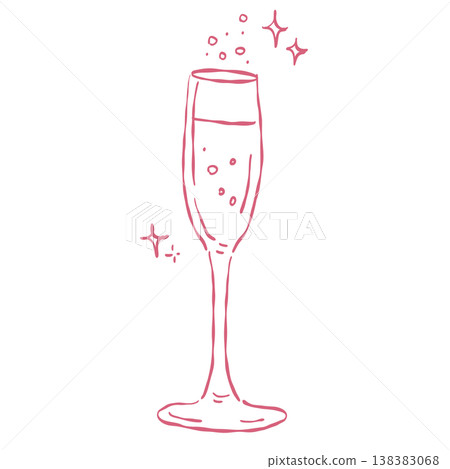 Elegant champagne flute glass sparkling drink celebration wedding toast luxury party beverage line art clipart Elegant champagne flute glass sparkling drink celebration wedding toast luxury party beverage line art clipart 138383068