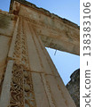 Decorated reliefs of ruins 138383106