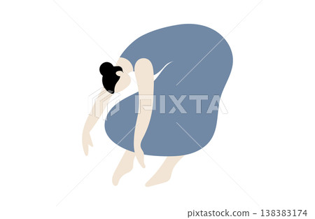 展現曲線之美的舞者插畫（第三部） 138383174