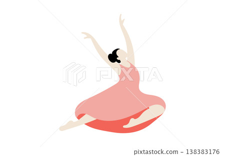 舞者插畫2，充分展現曲線之美 138383176