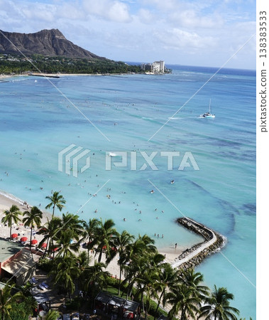 Waikiki Beach, a vacation paradise Waikiki Beach, a vacation paradise 138383533
