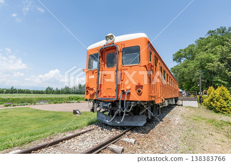 Kiha 22 series No. 238, preserved within the grounds of Kofuku Station in Obihiro City, Hokkaido. 138383766