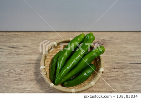 Fresh Manganji peppers Fresh Manganji peppers 138383834