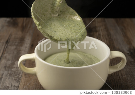 Steps to make broccoli potage Steps to make broccoli potage 138383968