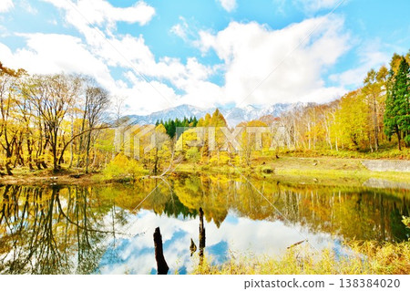 秋山鄉天地幽靜之地的秋葉美景 138384020