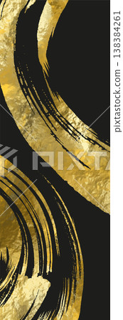 Vector Black and Gold Design Template 138384261