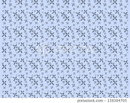 Stylish floral pattern background illustration 138384705