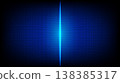 Binary code numbers 0 and 1 on blue background with bright light line,Cybersecurity and data concept 138385317