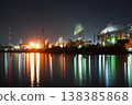 北九州工廠夜景：夢幻般的燈光與水面倒影 138385868
