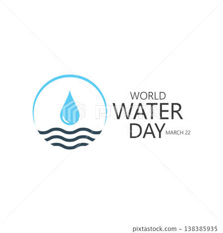 world water day logo design template world water day logo design template 138385935