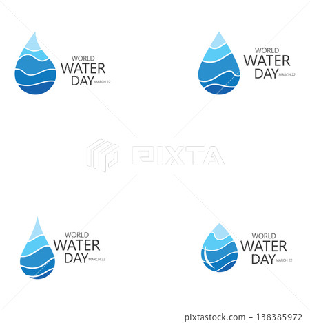 world water day logo design template world water day logo design template 138385972