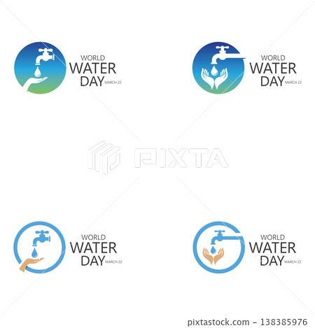 world water day logo design template world water day logo design template 138385976