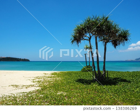 Okinawa's beautiful beaches and sky Okinawa's beautiful beaches and sky 138386269