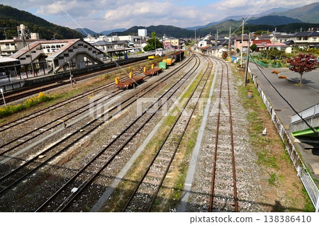 Mori Station, the southernmost station on the Sanriku Railway Rias Line Mori Station, the southernmost station on the Sanriku Railway Rias Line 138386410