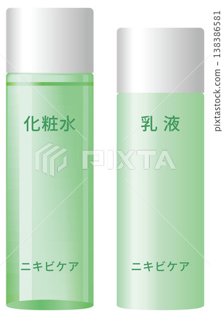 簡易爽膚水和乳液瓶套裝(祛痘護理) 簡易爽膚水和乳液瓶套裝(祛痘護理) 138386581