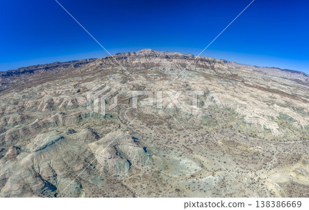 aerial view of rock desert baja california sur sierra guadalupe mexico aerial view of rock desert baja california sur sierra guadalupe mexico 138386669