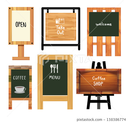 木框招牌 138386774