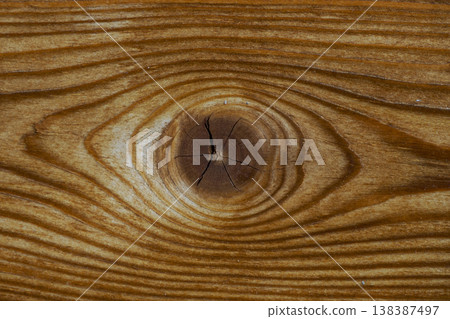 detail close up of a knot in a wooden plank detail close up of a knot in a wooden plank 138387497