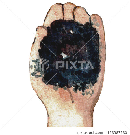 Soil in Palm Organic Farming Concept Soil in Palm Organic Farming Concept 138387580
