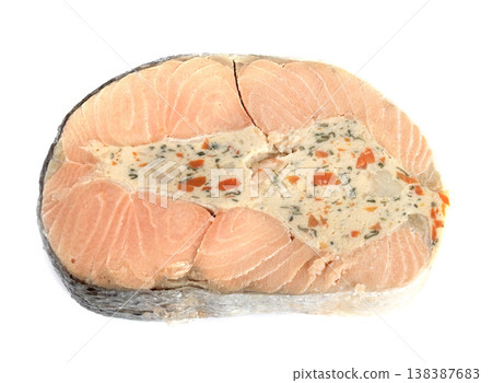 stuffed salmon in studio stuffed salmon in studio 138387683