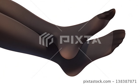 女人腳部的特寫 138387871