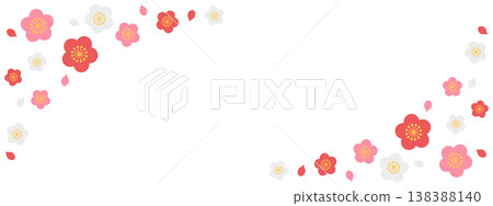 Plum flower frame Plum flower frame 138388140