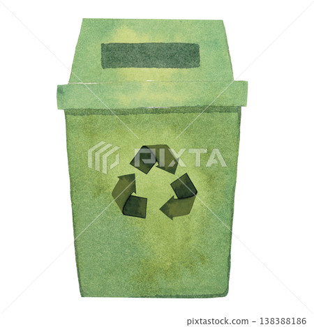 Eco Light Bulb with Leaves and Butterflies Green Energy Concept 138388186