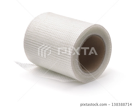 Roll of fiberglass self-adhesive mesh tape Roll of fiberglass self-adhesive mesh tape 138388714