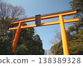 A landscape with torii 138389328
