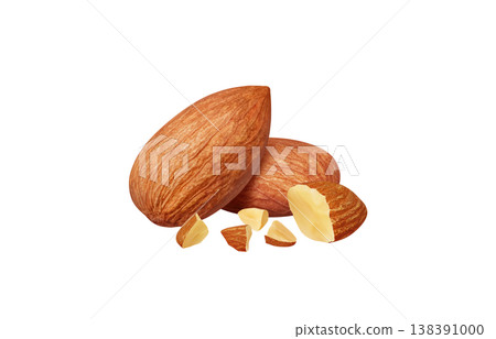 Almond illustration real 138391000