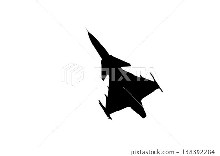Fighter jet icon. Modern Fighter Jet Silhouette Isolated on transparent, isolated Background Fighter jet icon. Modern Fighter Jet Silhouette Isolated on transparent, isolated Background 138392284