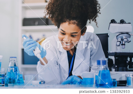 Researchers working in the clinical laboratory Researchers working in the clinical laboratory 138392933