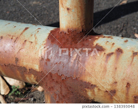 Rusty chains, copy space, the art of rust, feel the wabi-sabi. Rusty chains, copy space, the art of rust, feel the wabi-sabi. 138393048