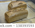 新鮮出爐的石爐黑麥麵包（Kastenmischbrot）。 138393593