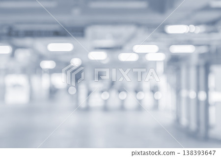 Blurred Subway Station Entrance with Turnstile Gate Background Blurred Subway Station Entrance with Turnstile Gate Background 138393647