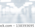 Abstract Blurred White Interior Background with Soft Light Bokeh 138393695