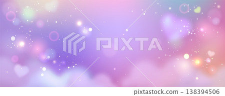 Unicorn rainbow background with pink gradient sky Unicorn rainbow background with pink gradient sky 138394506