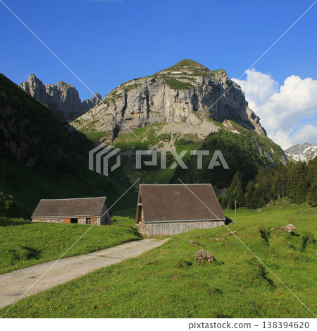 Saxer First, mountain in Appenzell, Switzerland. Saxer First, mountain in Appenzell, Switzerland. 138394620