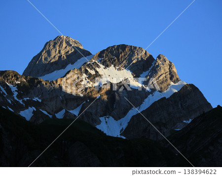 Mt Altmann just before sunset, Switzerland. 138394622