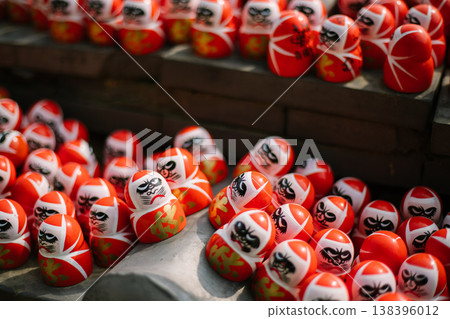 Daruma dolls in Katsuo Ji temple Daruma dolls in Katsuo Ji temple 138396012