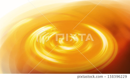 An abstract background with golden liquid spreading in ripples. An abstract background with golden liquid spreading in ripples. 138396229