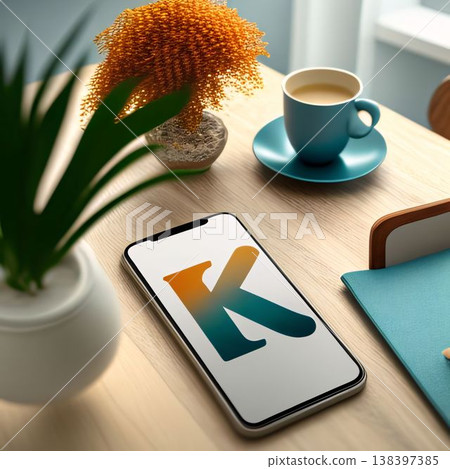 Key Performance Indicator Analysis Business Concept. Smartphone screen mockup letter K Key Performance Indicator Analysis Business Concept. Smartphone screen mockup letter K 138397385