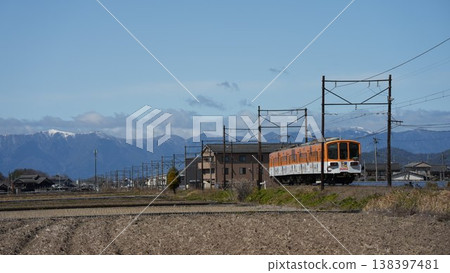 Hira Mountains and the Ohmi Railway 138397481