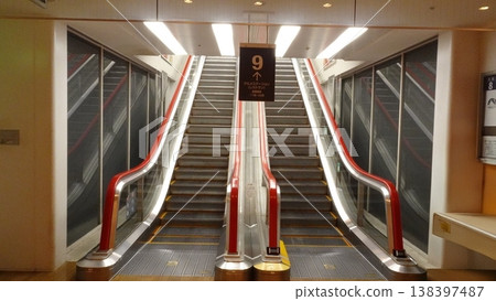 Historic escalator Historic escalator 138397487
