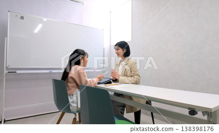 Cram school teacher image 138398176