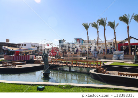 Egypt, Sharm el-Sheikh - September 27, 2025 Soho tourist area during the day. Editorial 138398333