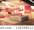 International trade fair venue, exhibition hall, lighting, booth setup in progress. 138398612