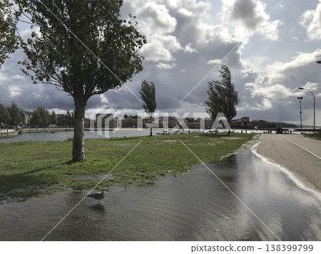 walk along the Galician coast flooded by the last rains walk along the Galician coast flooded by the last rains 138399799