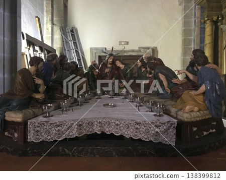 view of the main altar of a place of worship 138399812