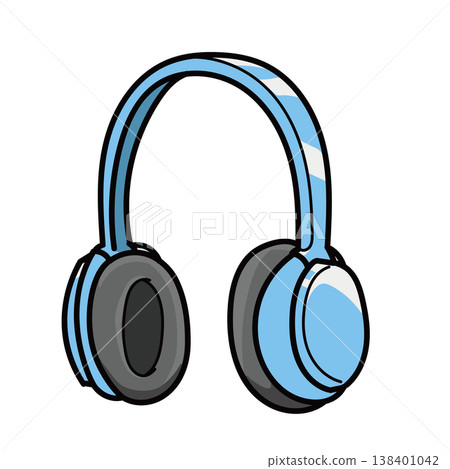 耳機（手繪，藍色） 138401042